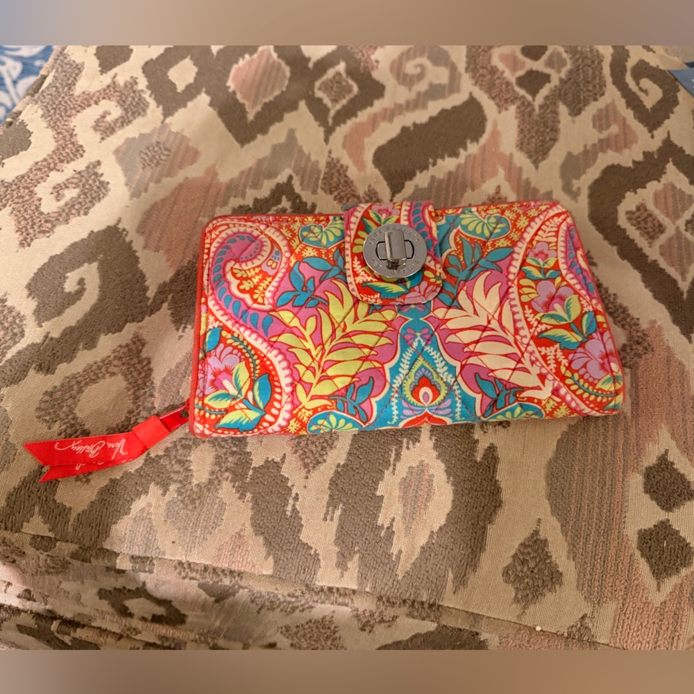 Vera Bradley Multicolor Floral Wristlet